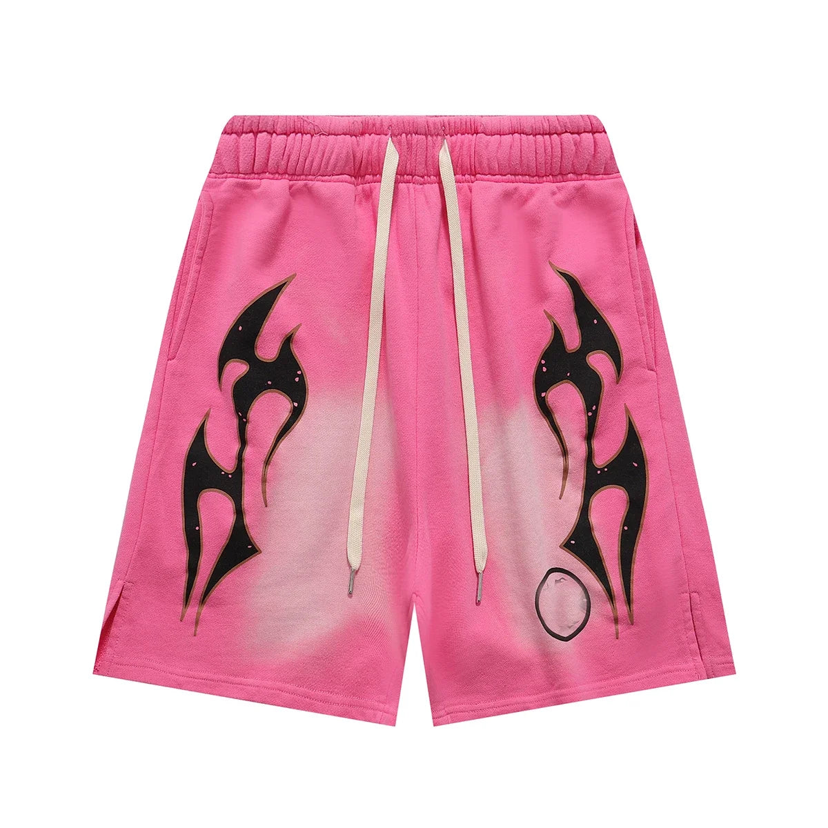 New  Couple Cotton Shorts Short Pants Daily Casual Pink Loose Sweatpants Y2K Summer Style Shorts Pants