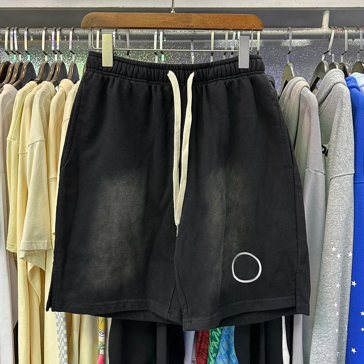 New  Couple Cotton Shorts Short Pants Daily Casual Pink Loose Sweatpants Y2K Summer Style Shorts Pants